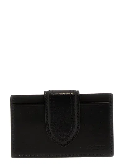 Jacquemus Bambino Card Holder In Black