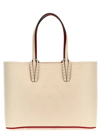 Christian Louboutin Cabata Small Shopping Bag In White