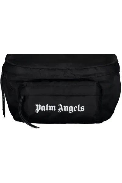 Palm Angels Nylon Belt Bag In Black