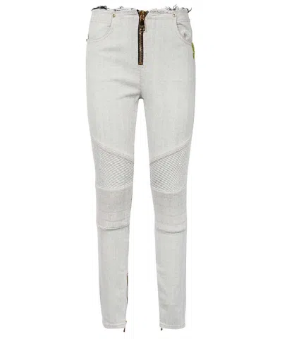 Balmain 5-pocket Jeans In Grey
