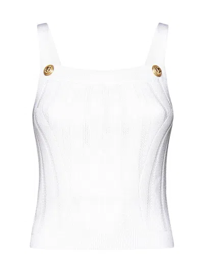 Balmain Strap Knitted Top In Default Title