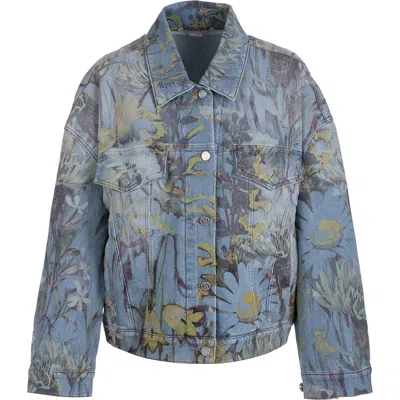 Stella Mccartney Rewild Flora Printed Oversized Jacket In Default Title