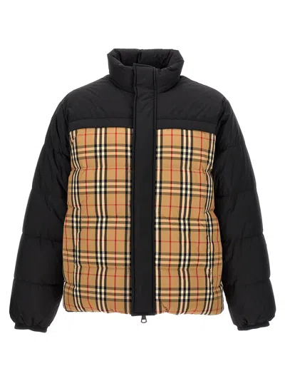 Burberry Oakmere Reversible Down Jacket In Multicolor