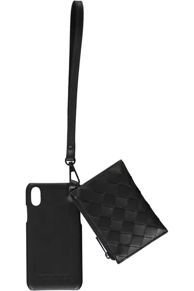 Bottega Veneta Iphone Case In Black