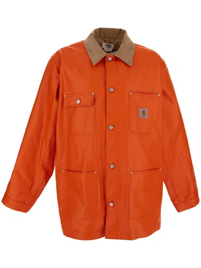 Junya Watanabe Carhartt Jacket In Orange
