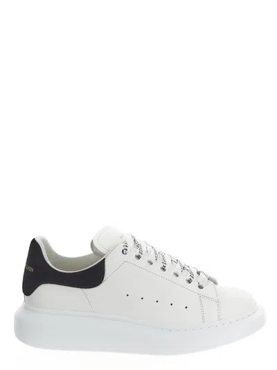 Alexander Mcqueen Larry Oversized Heel Sneaker In White