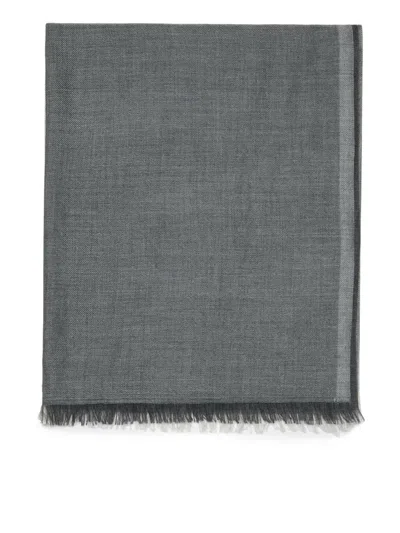 Brunello Cucinelli Scarves In Grey