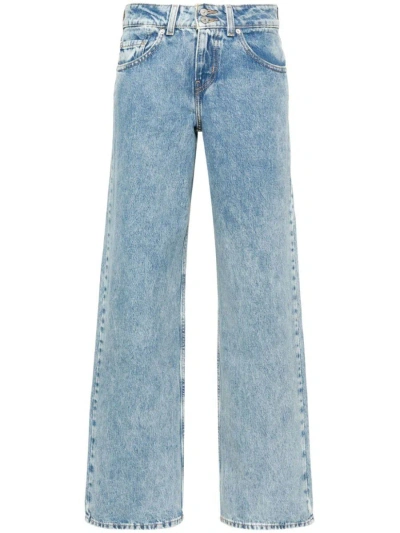 Levi's Superlow Wide-leg Jeans In Slate Blue