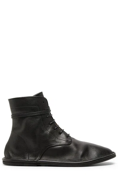 Marsèll Filo Leather Ankle Boots In Black