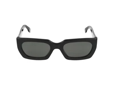 Retrosuperfuture Rectangle Framed Sunglasses In Black