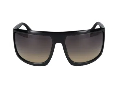 Tom Ford Eyewear Clint Pilot Frame Sunglasses In Black