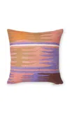 St. Frank Kilim Shell Feathers Linen-cotton Pillow In Multi