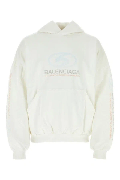 Balenciaga Man Felpa In White