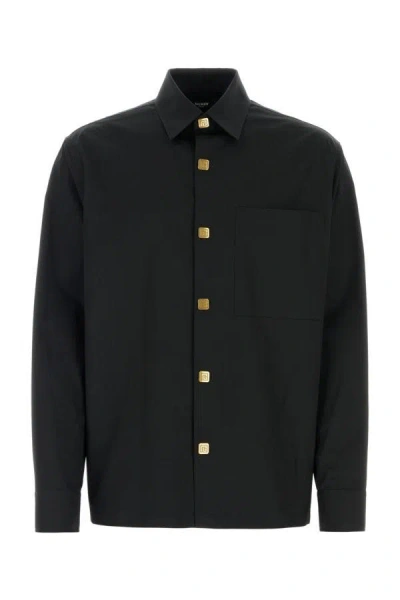 Balmain Man Camicia In Black