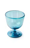 St. Frank Glass Coupe In Turquoise
