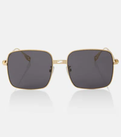 Fendi Oversized Square Sunglasses In Black