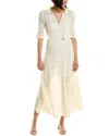 Zadig & Voltaire Memphis Pointelle-knit Maxi Dress In White