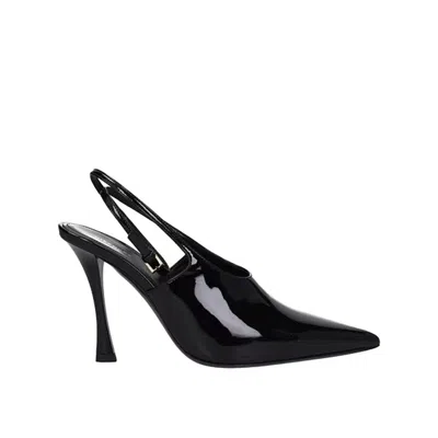 Givenchy Leather Slingback Pumps In Black