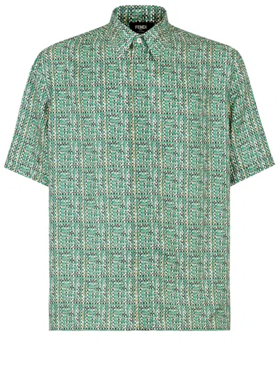 Fendi Shirt In Green