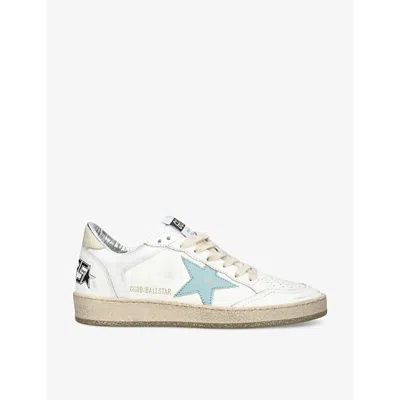 Golden Goose Women's White/oth Women's Ballstar 10548 Star-embroidered Leather Low-top Trainers