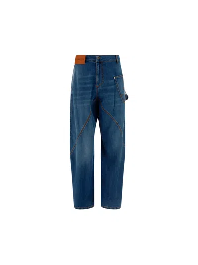 Jw Anderson J.w. Anderson Workwear Jeans In Blue