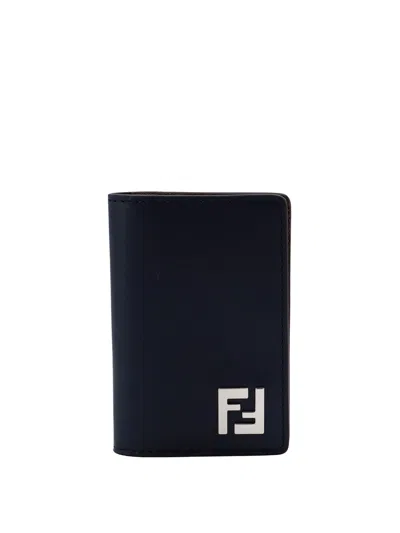 Fendi Card Holder In Blue