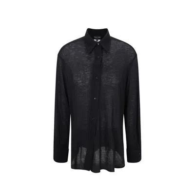 Tom Ford Cashmere Shirt In Black
