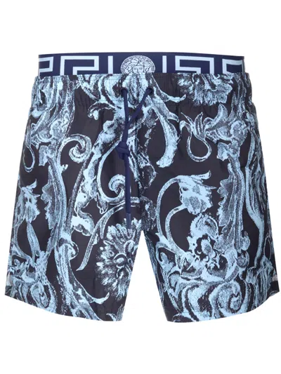 Versace Barocco Short In Multicolor