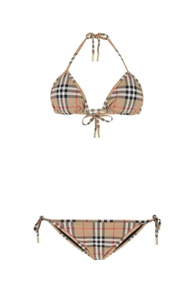 Burberry Swimsuits In Checked