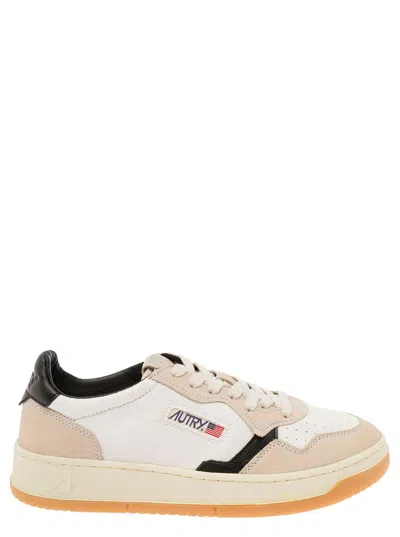 Autry Medalist Low In Sand White & Black