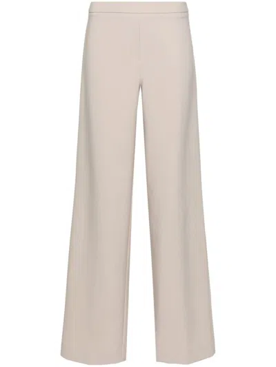 D-exterior D.exterior High Waisted Trousers In Beige