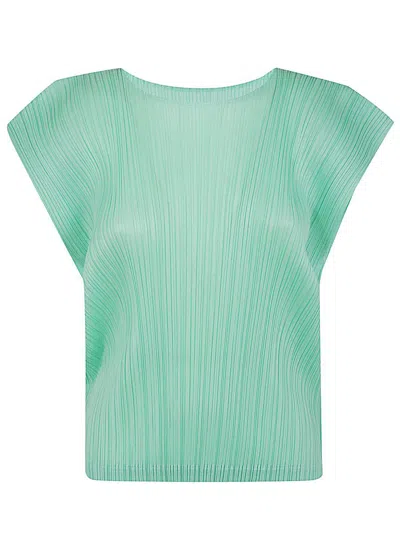 Issey Miyake Pleats Please  Monthly Colors March Shirt Clothing In Green