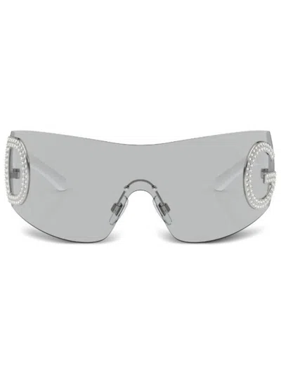Dolce & Gabbana Klassische Sonnenbrille In Grey