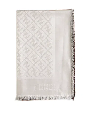 Fendi Ff Motif Scarf In Multi