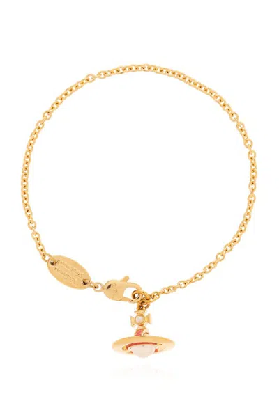 Vivienne Westwood Simonetta Orb Bracelet In Gold