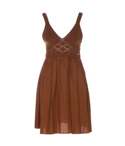 Liu •jo Liu Jo Dresses In Brown