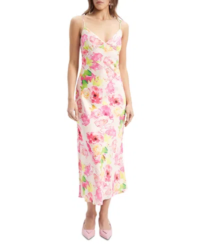 Bardot Women's Malinda Floral-print Sleeveless Slip Dress In Water Floral