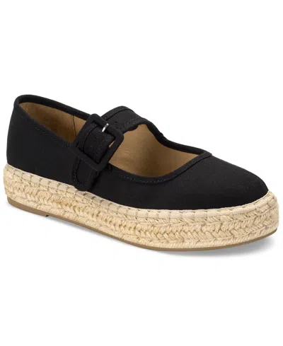 Sun + Stone Women's Poppyy Espadrilles, Created For Macy's In Black Canvas