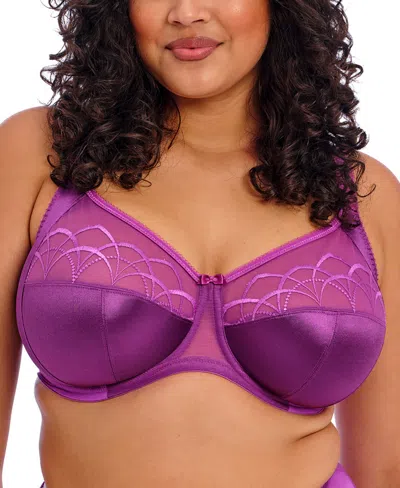 Elomi Cate Full Figure Underwire Lace Cup Bra El4030, Online Only In Dahlia