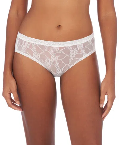 Natori Women's Bliss Allure One Size Lace Girl Brief Underwear 776303 In White