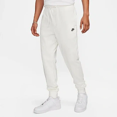 Nike Men's Club Knit Jogger Pants In White