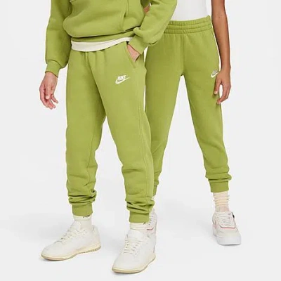 Nike Sportswear Club Fleece Big Kids' Jogger Pants In Green