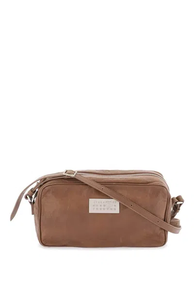 Mm6 Maison Margiela Numeric Shoulder Bag In Brown