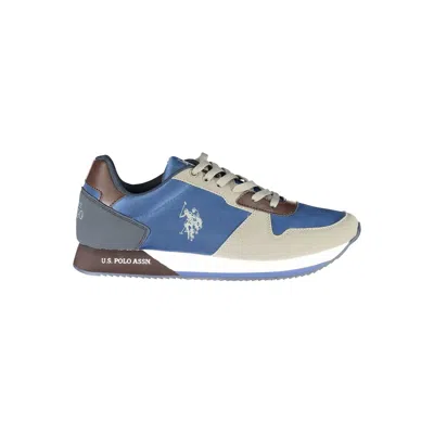 U.s. Polo Assn Blue Polyester Trainer