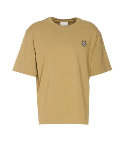 Maison Kitsuné Maison Kitsune' T-shirts And Polos In Beige