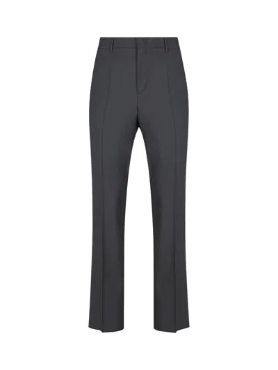 Valentino High Waist Straight Leg Trousers In Default Title