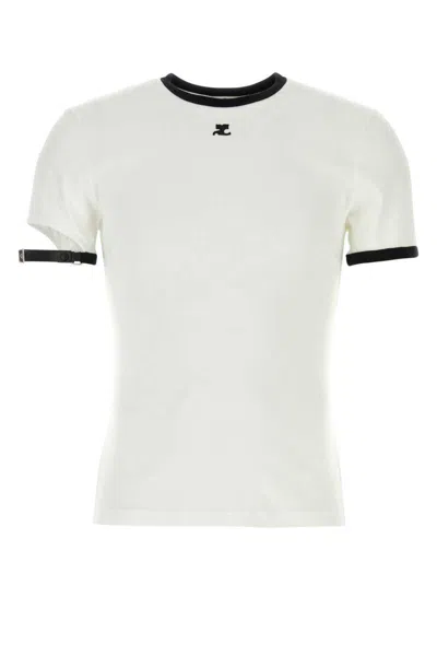 Courrèges Courreges T-shirt In White