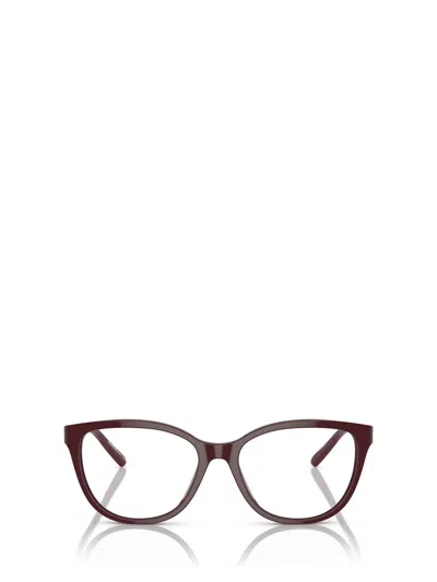 Emporio Armani Eyeglasses In Shiny Bordeaux