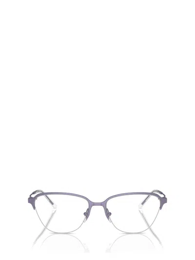 Emporio Armani Eyeglasses In Shiny Lilac