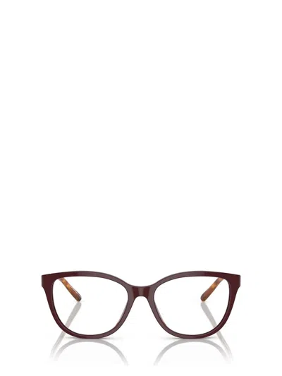 Emporio Armani Eyeglasses In Shiny Bordeaux